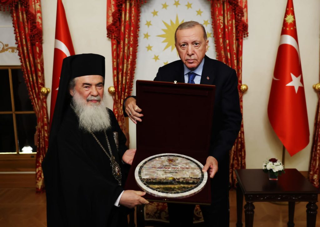 Συνάντηση Πατριάρχη Θεοφίλου με Ερντογάν – Επαναβεβαίωσαν το Status Quo ως θεμέλιο της Ιεράς κληρονομιάς της Ιερουσαλήμ