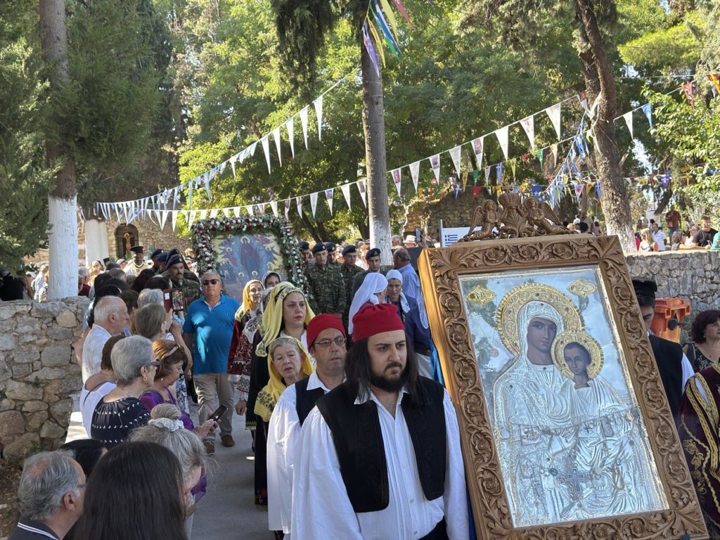 Ο εορτασμός του θαύματος της Παναγίας στον Ιερό Ναό Παναγίας Σκριπούς Ορχομενού