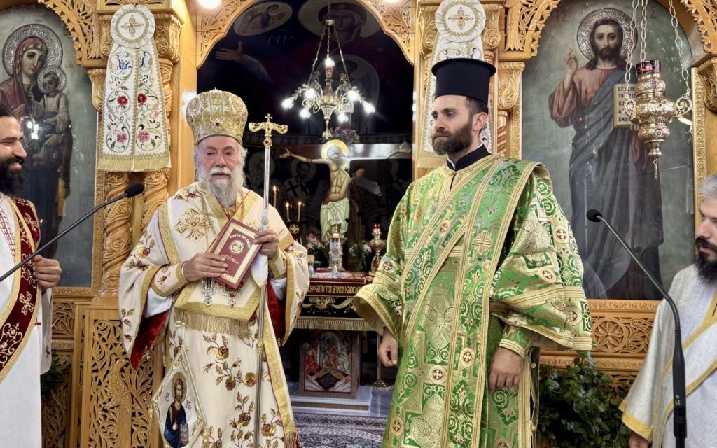 Χειροτονία Διακόνου Αλεξάνδρου Νικολάου στο Ελαιοχώρι Παγγαίου