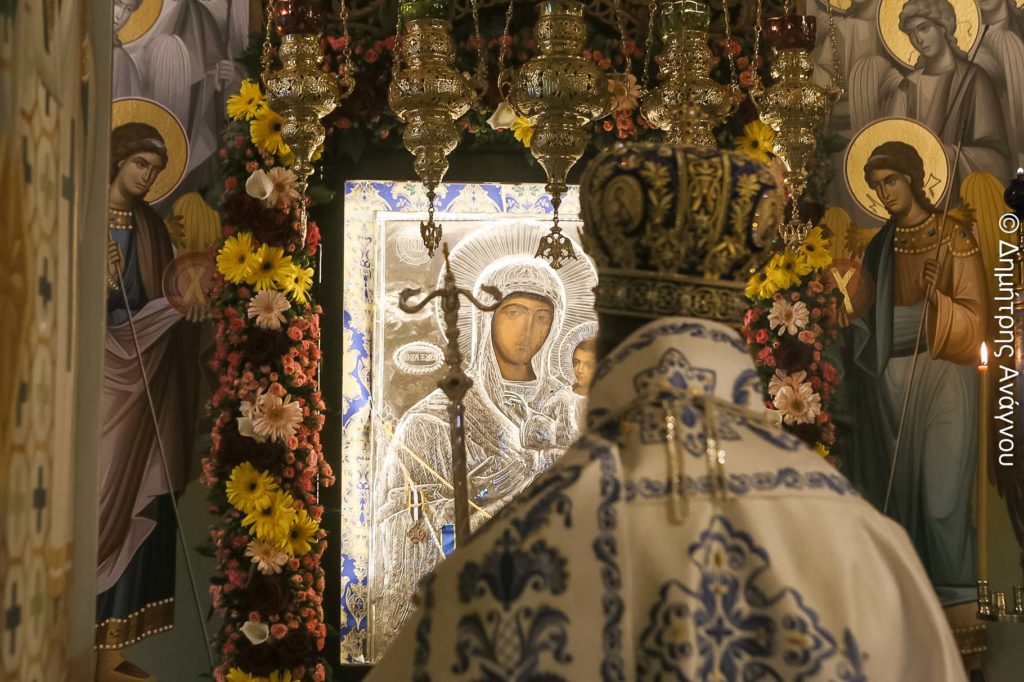 Ο Φθιώτιδος Συμεών στην Ιερά Μονή Γενεσίου Θεοτόκου Αντινίτσης