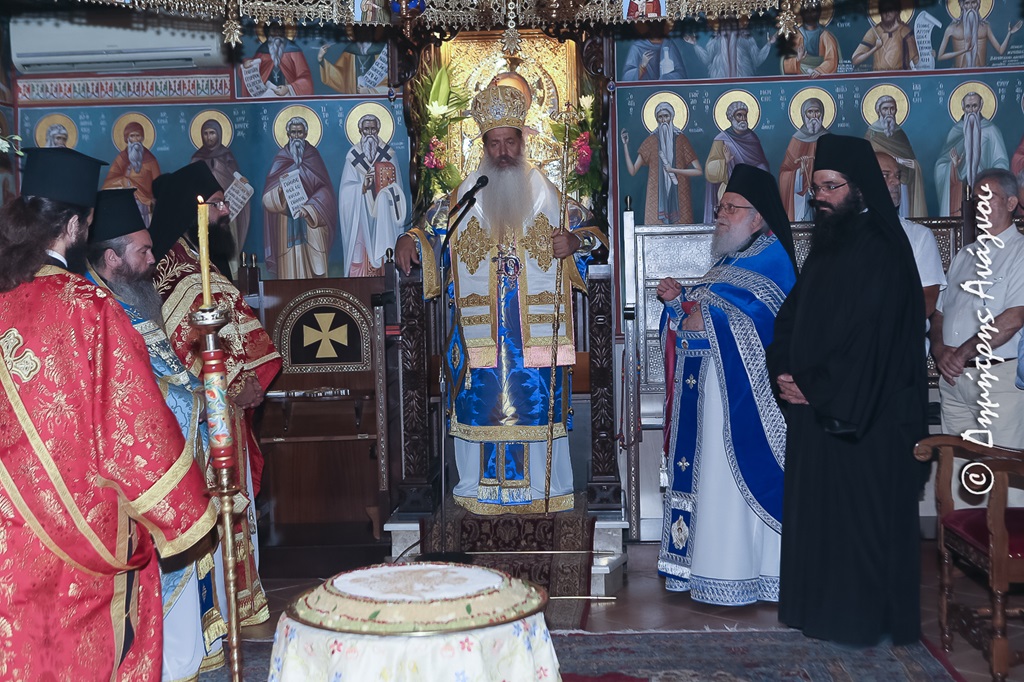 Πανήγυρις Αγίου Χρυσοστόμου Σμύρνης στην Ιερά Μονή  Μεταμορφωσεως Καμένων Βούρλων