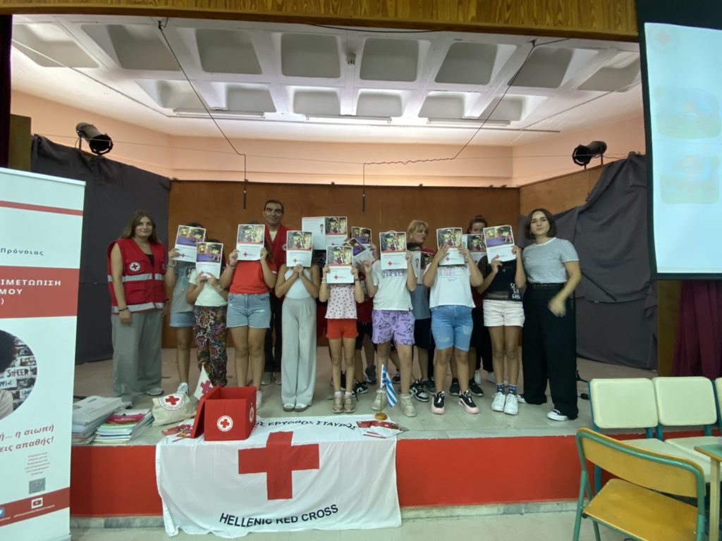 Ο Ελληνικός Ερυθρός Σταυρός ενημέρωσε 70 μαθητές σχολείων του Ρέντη για την αντιμετώπιση και διαχείριση του σχολικού εκφοβισμού