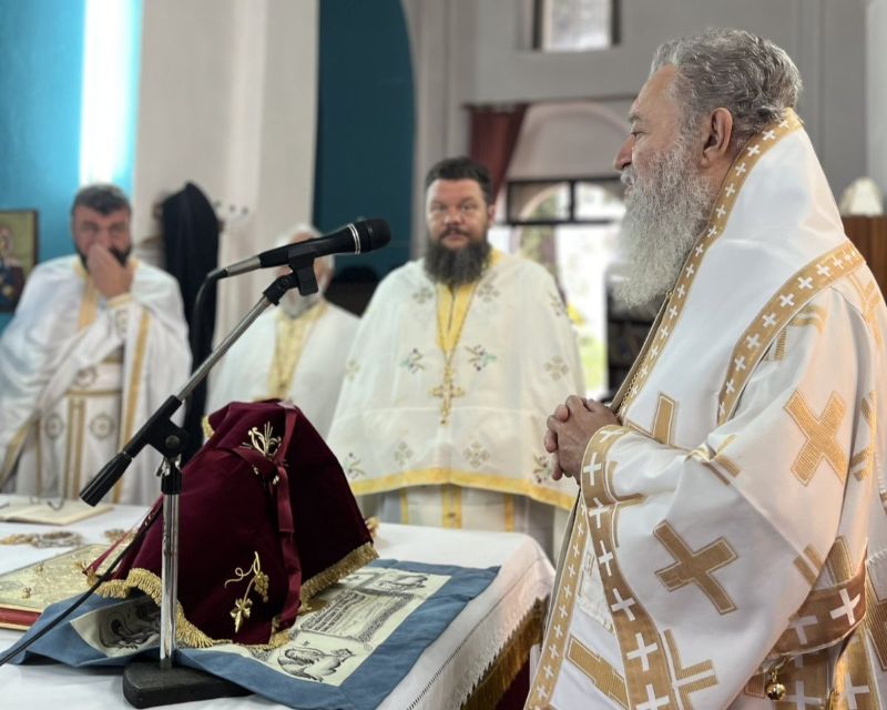 Ο Μητροπολίτης Χαλκίδος στις Αγνίδες Βορείου Ευβοίας