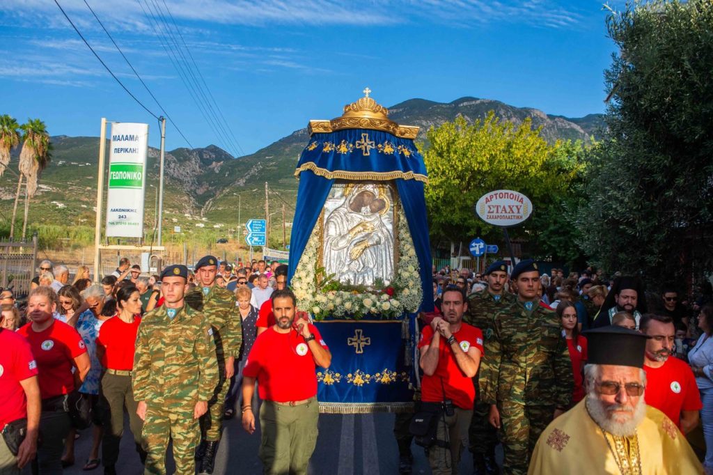 Kalamata welcomed the Icon of Panagia Dimiovitissa