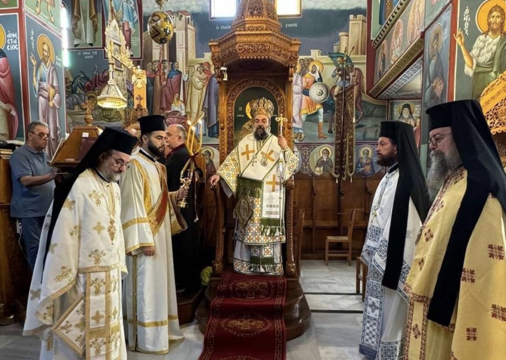 Η εορτή του Αγίου Ευσταθίου στο Κοντοχώρι Σαντορίνης