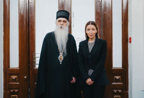 Συνάντηση Μητροπολίτη Μπάτσκας με την Υπουργό Οικονομικών της Σερβίας