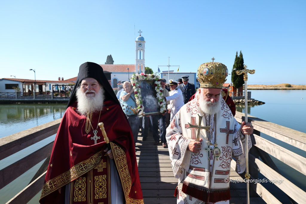 Η εορτή της Συνάξεως της Παναγίας της Παντανάσσης στο Βατοπαιδινό Μετόχι στο Πόρτο Λάγος (ΦΩΤΟ)
