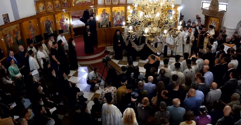 Ενθρόνιση Μητροπολίτη Αργυροκάστρου Ναθαναήλ