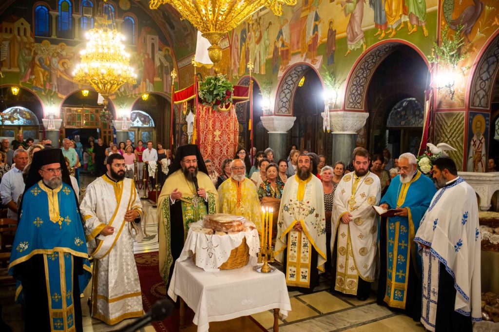 Ο πανηγυρικός εσπερινός της Μυρτιδιώτισσας στην Πύλο