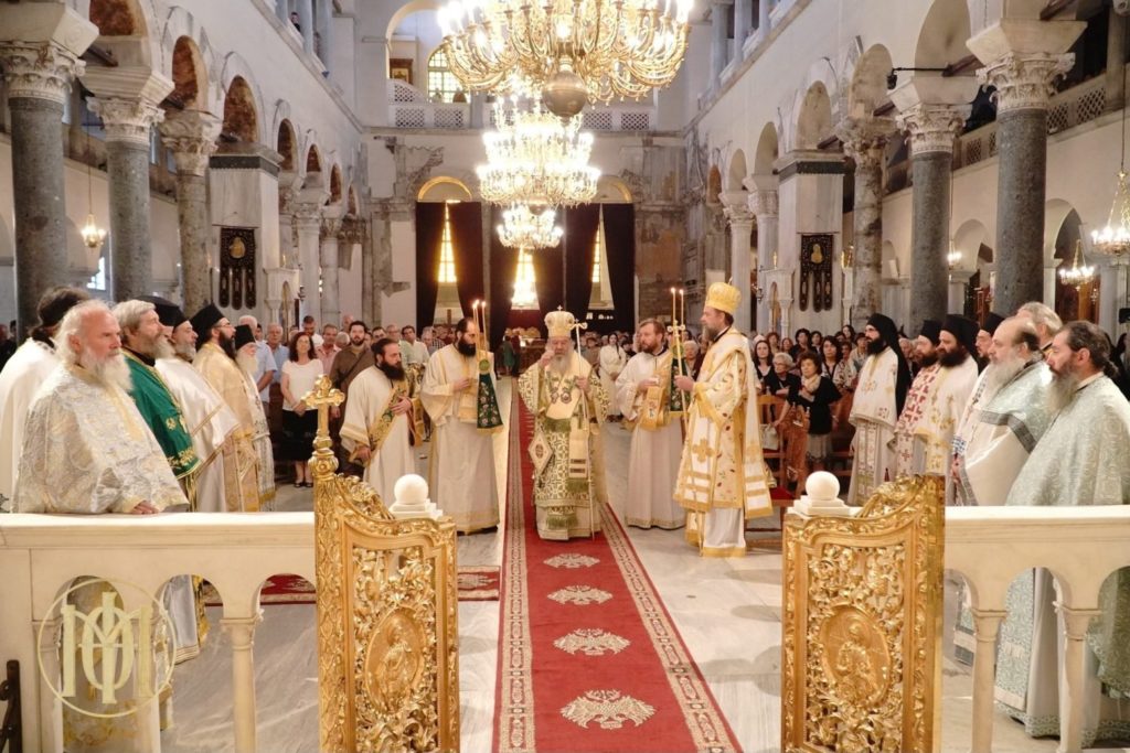 Thessaloniki: Hierarchical Divine Liturgy and Six-month Memorial for the Late Metropolitan Anthimos