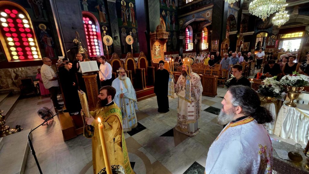 Ο Μητροπολίτης Φλωρίνης στον Άγιο Νικόλαο Αλεξανδρουπόλεως