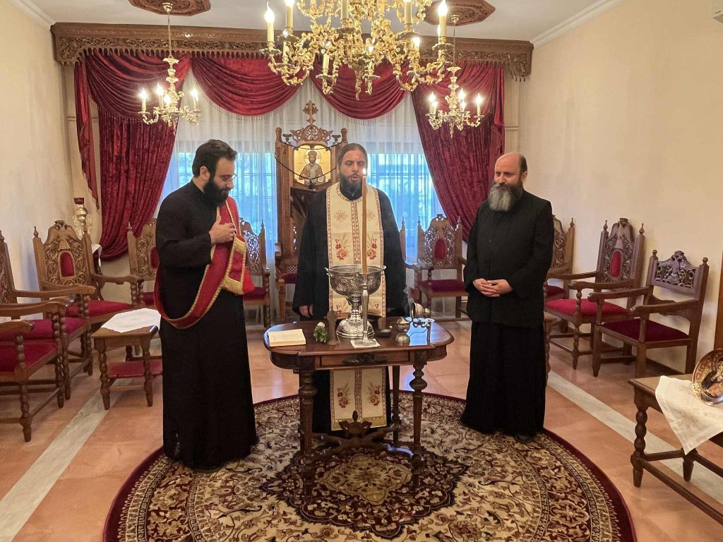 O πρωτομηνιάτικος Αγιασμός στα Γραφεία της Μητροπόλεως Λευκάδος