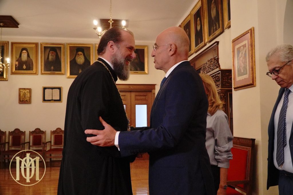 Στον Μητροπολίτη Θεσσαλονίκης ο Υπουργός Εθνικής Άμυνας, Νίκος Δένδιας