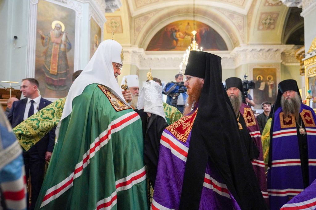 Слово Святейшего Патриарха Кирилла при вручении архиерейского жезла Преосвященному Иоанну (Железову), епископу Бронницкому