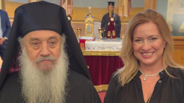 Η Γενική Γραμματέας Απόδημου Ελληνισμού και Δημόσιας Διπλωματίας στην ενθρόνιση του νέου Μητροπολίτου Αργυροκάστρου