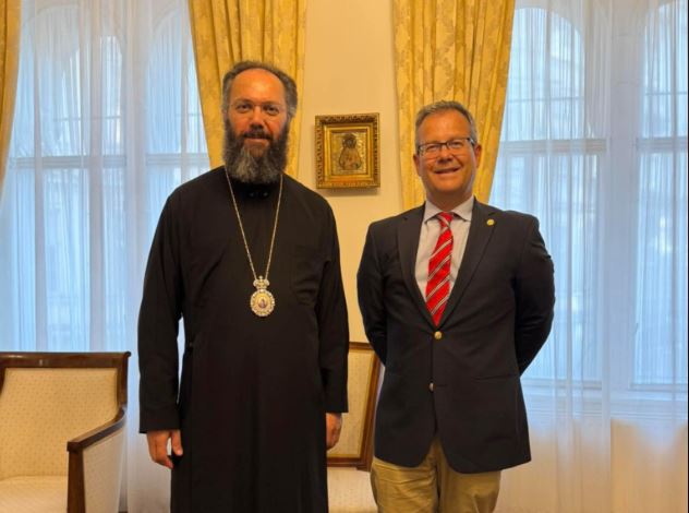 Συνάντηση του νέου Προέδρου του Τμήματος Θεολογίας ΕΚΠΑ με τον Μητροπολίτη Αυστρίας Αρσένιο
