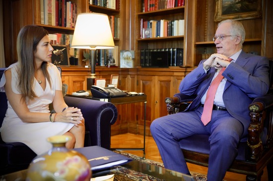 Ο Πρόεδρος της Δημοκρατίας ενημερώθηκε για τη νέα σχολική χρονιά από την υπουργό Παιδείας