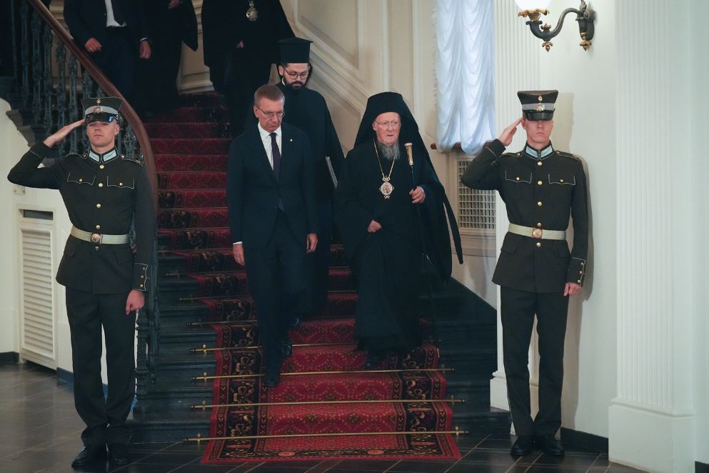 Ολοκληρώθηκε η επίσκεψη του Οικουμενικού Πατριάρχη στη Λετονία