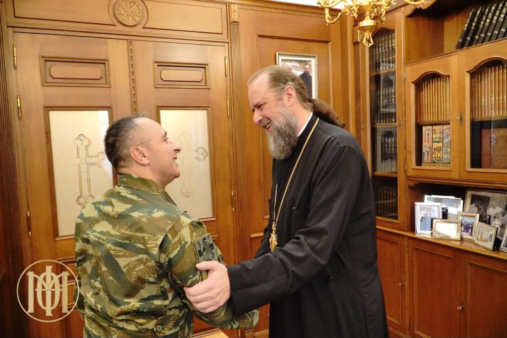 Ο Διοικητής του Γ’ Σώματος Στρατού στον Μητροπολίτη Θεσσαλονίκης