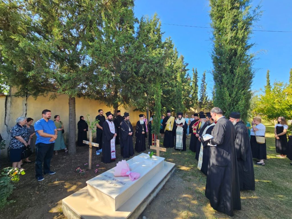Το Τεσσαρακονθήμερο μνημόσυνο της μακαριστής Αργυρώς Κοντογεώργη στη Μονή Αγίου Βλασίου στο Δυρράχιο