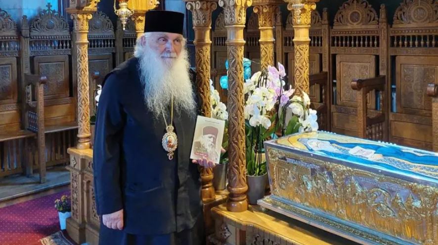 Ο Μητροπολίτης Αργολίδος Νεκτάριος στη Μονή Σιχαστρίας