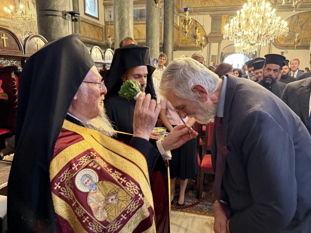 Στο Φανάρι για την εορτή της Ινδίκτου ο ΥΦΕΞ, Γιάννης Λοβέρδος