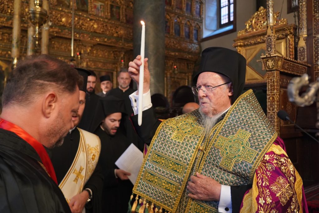 Χειροθεσία νέου Άρχοντος Οφφικιαλίου από τον Οικουμενικό Πατριάρχη