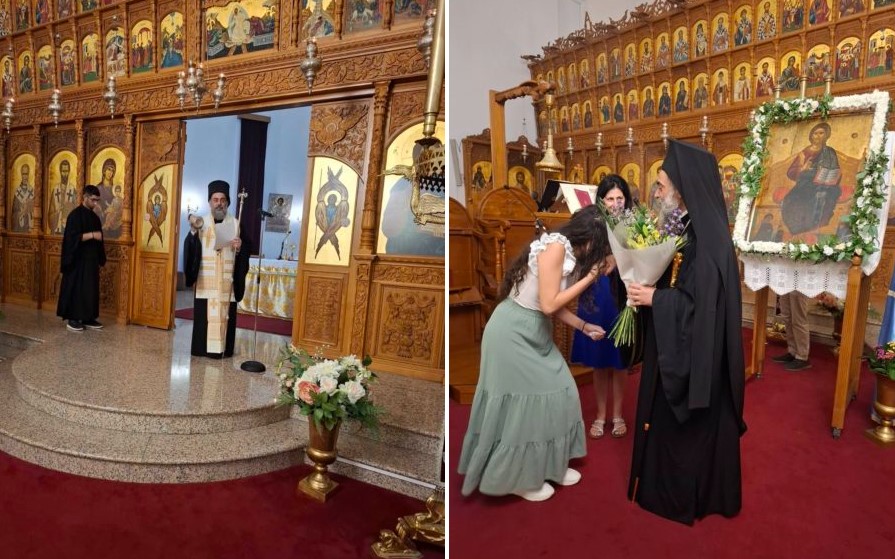 Εσπερινός Αγίου Ιερομάρτυρος Χρυσοστόμου Σμύρνης στην Κοκκινοτριμιθιά