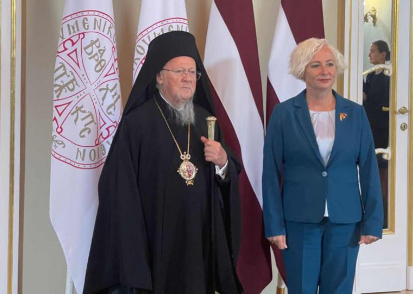 Στο Κοινοβούλιο της Λετονίας ο Οικουμενικός Πατριάρχης