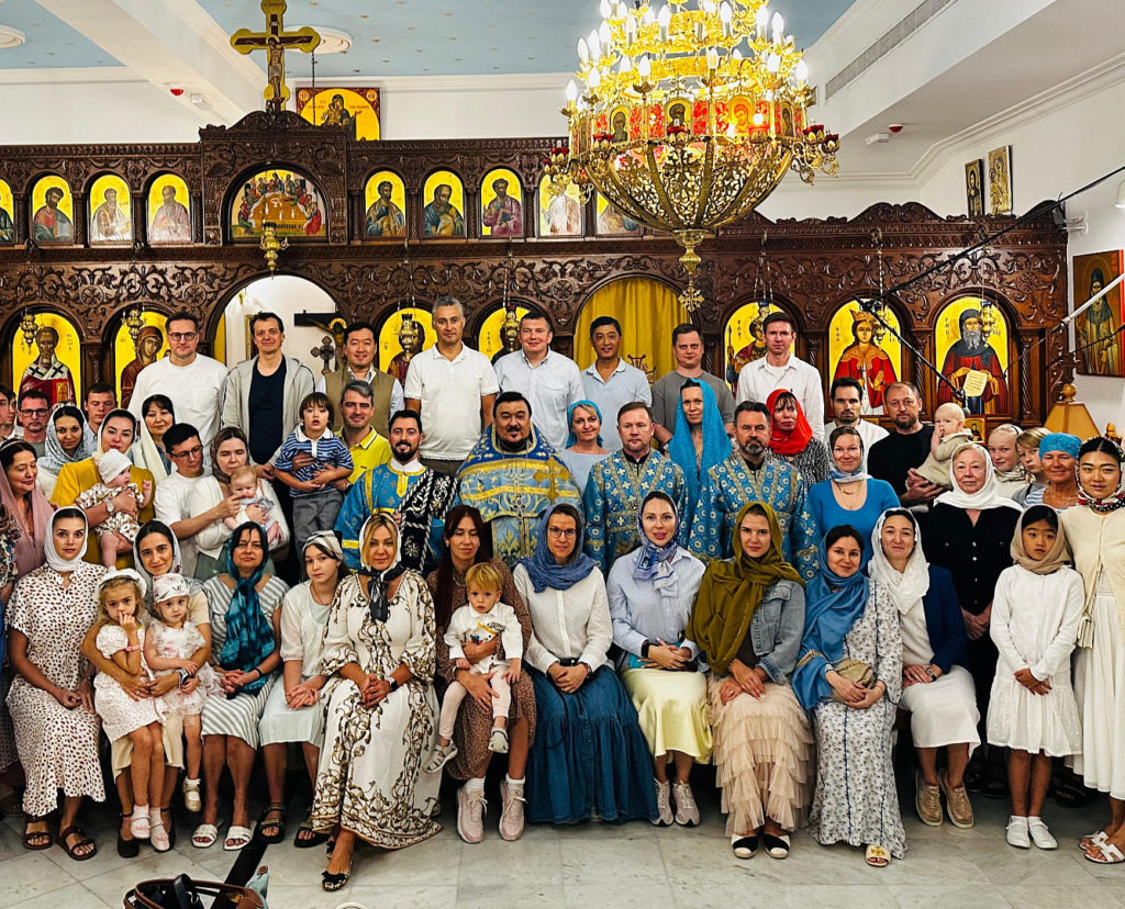 В праздник Рождества Пресвятой Богородицы в Абу-Даби было совершено богослужение для русской православной общины