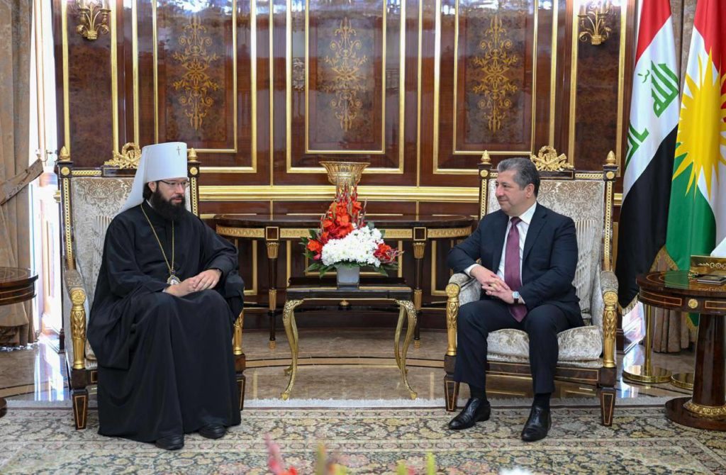 Состоялась встреча митрополита Антония с премьер-министром Иракского Курдистана