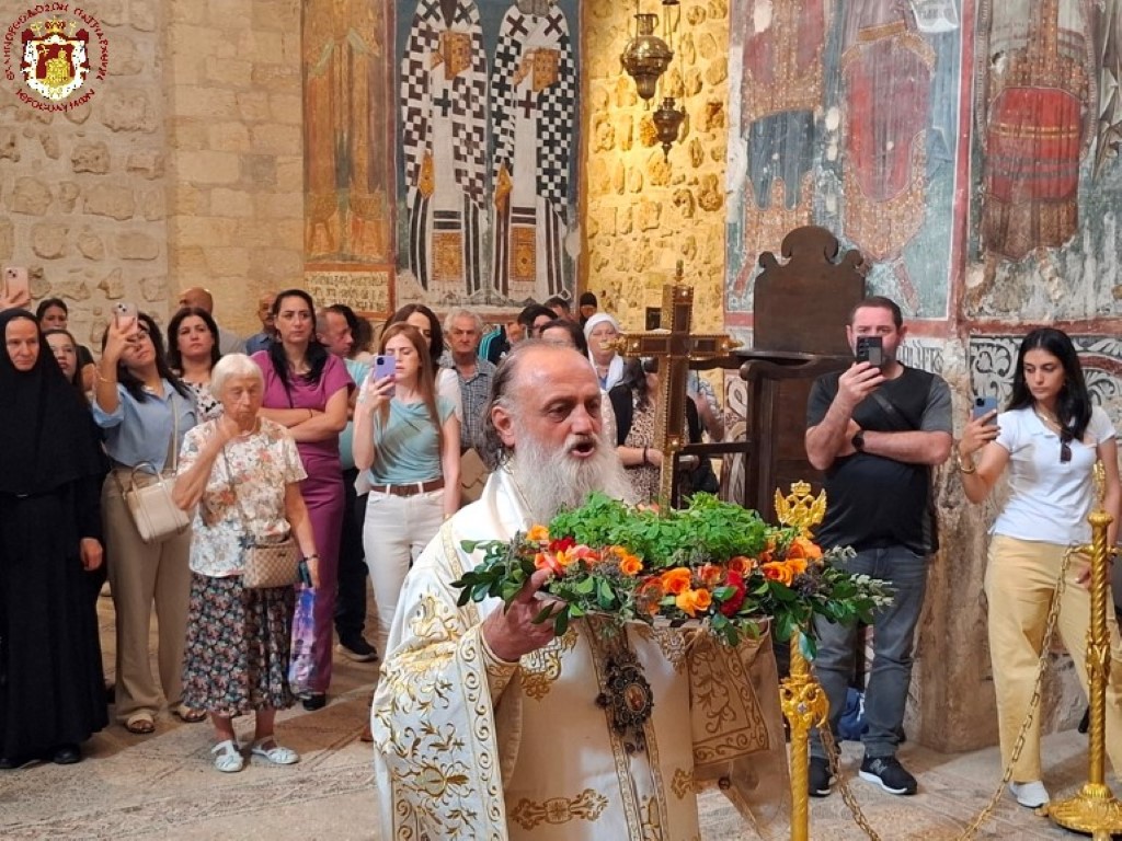 Η εορτή της Ύψωσης του Τιμίου Σταυρού στην Ιερά Μονή του Σταυρού στα Ιεροσόλυμα