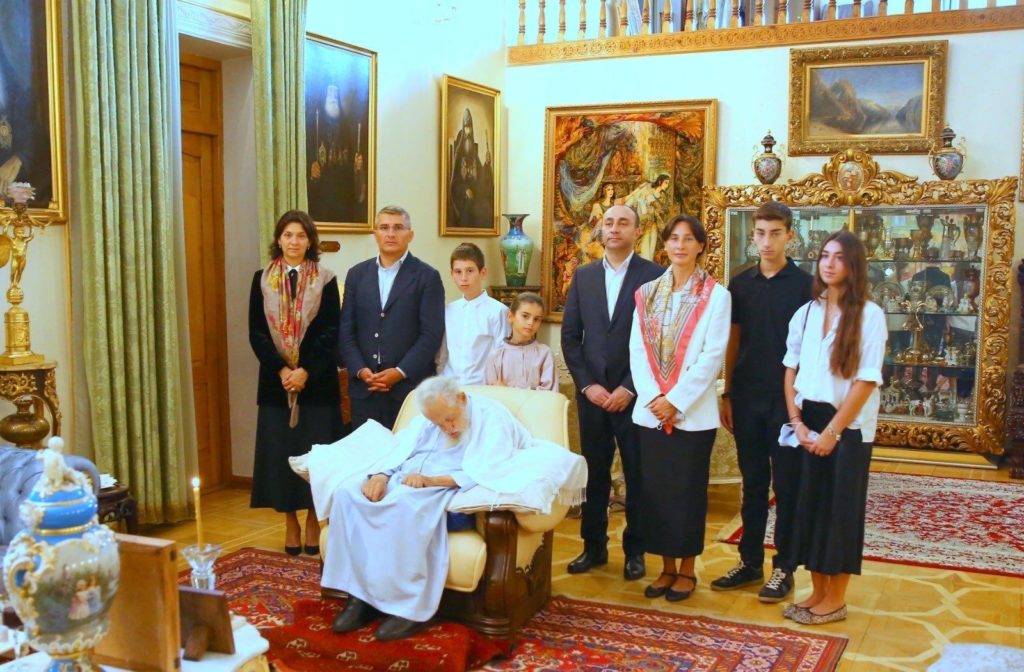 პატრიარქმა შინაგან საქმეთა მინისტრი და სახელმწიფო უსაფრთხოების სამსახურის უფროსი მიიღო