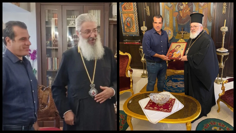 Επαφές Υπουργού Μετανάστευσης Θάνου Πλεύρη με Μητροπολίτες του Έβρου