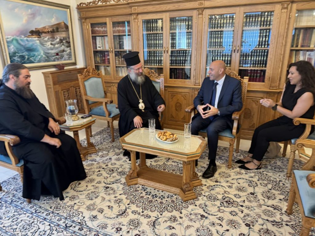 Συνάντηση Μητροπολίτη Ρεθύμνης με τον Διπλωματικό εκπρόσωπο της UNICEF στην Ελλάδα