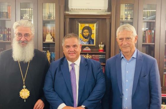 Ο υφυπουργός Εσωτερικών επισκέφθηκε τον Μητροπολίτη Αλεξανδρουπόλεως