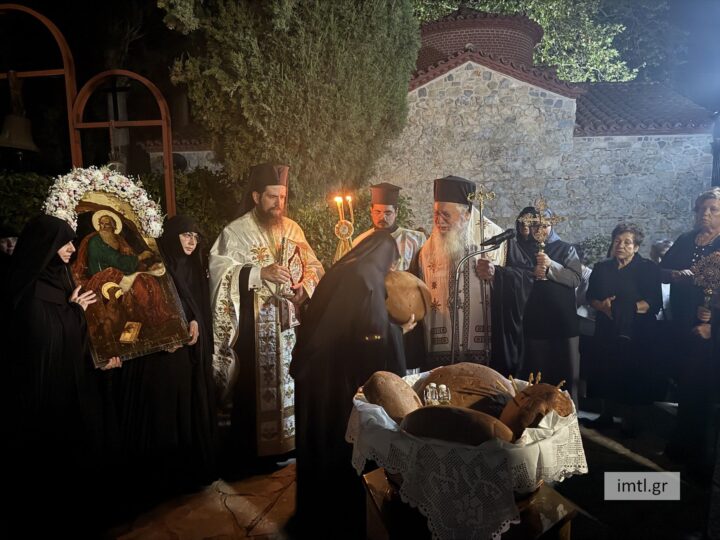 Ο Μητροπολίτης Γεώργιος στην Ιερά Μονή Αγίου Ιωάννου του Θεολόγου στο Μαζαράκι Θηβών