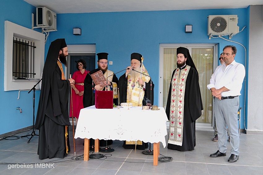 Αγιασμός εγκαινίων στo νέο δημοτικό βρεφικό σταθμό στην Κυψέλη Βέροιας