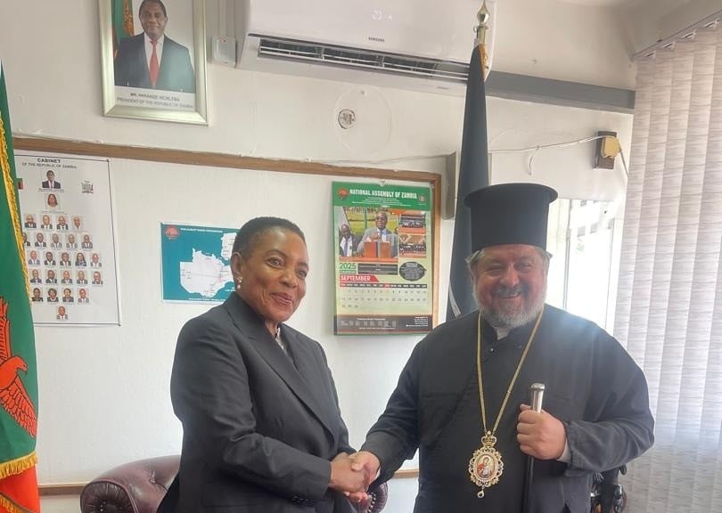 The Metropolitan of Zambia visited the Speaker of the National Assembly of Zambia