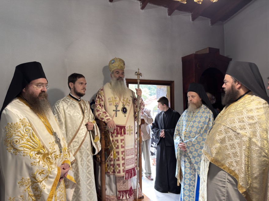 Εορτή της Καταθέσεως της Τιμίας Ζώνης στην Ιερά Μονή Αγίας Τριάδος Σπαρμού Ολύμπου