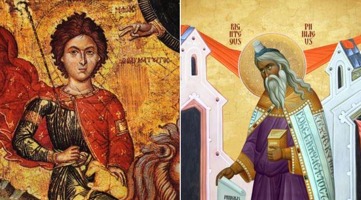 Dëshmor Mamasi (Mamai/Mamanti). Oshënar Joan Kreshmuesi. Eleazari dhe Finesi, të Drejtë