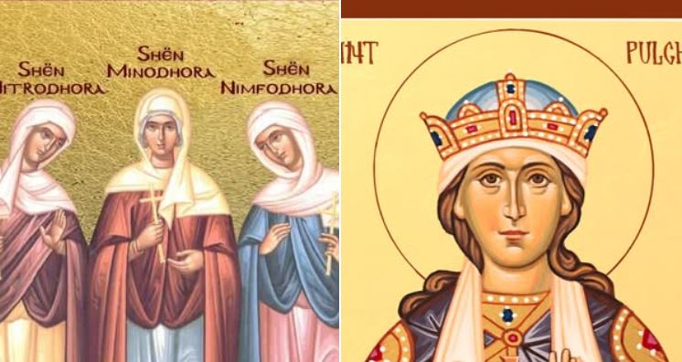 Apostujt Apeli, Klementi/Klimi, Lluka nga 70-t. Dëshmoret Minodhora, Mitrodhora, Nimfodhora. Mbretëresha Pulkeria