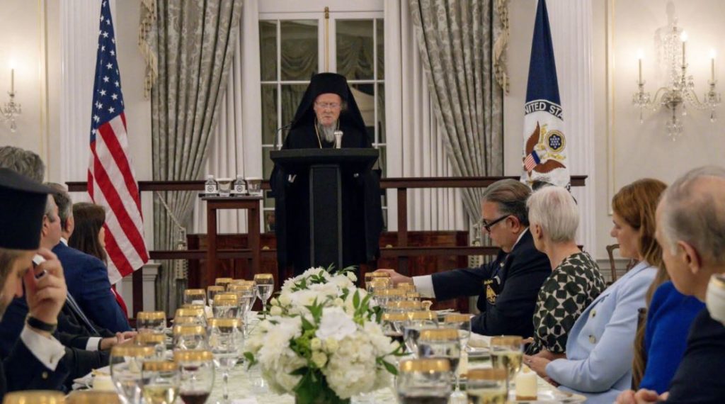 من زيارة البطريرك المسكوني الى واشنطن