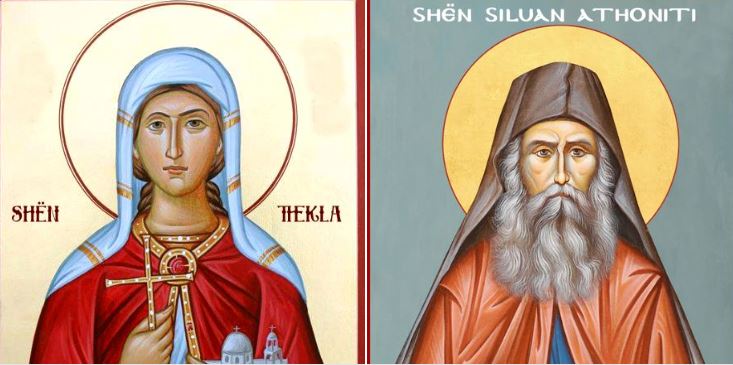 Thekla, dëshmorja e parë. Oshënar Siluan Athoniti. Shën Persida. Oshënar Kopri