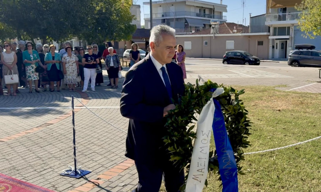 Μ. Χαρακόπουλος στη Γιάννουλη: Ο γνήσιος πατριωτισμός, ασπίδα έναντι κάθε επιβουλής