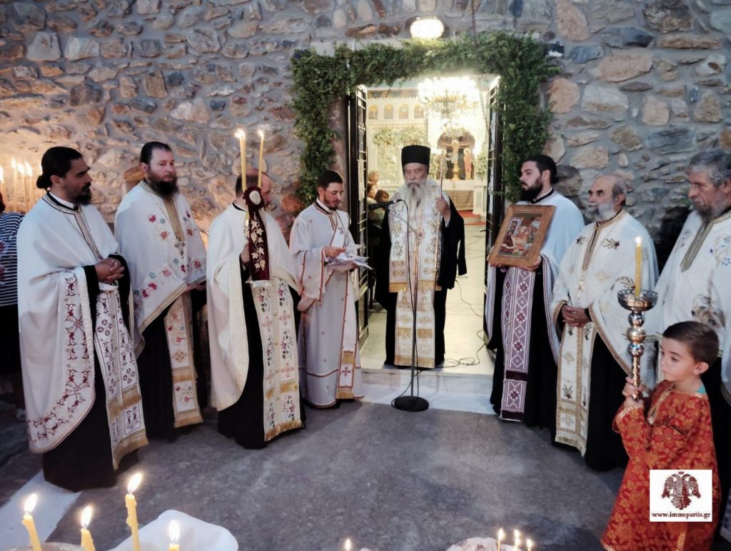 Πλήθος πιστών στην πανήγυρη του Ιερού Ναού Παναγίας Γιάτρισσας Κοκκινόραχης