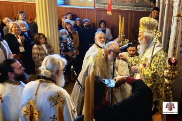 Χειροθεσία Πρωτοπρεσβύτερου στην πανήγυρη του Αγίου Δημητρίου στο Τσεραμιό