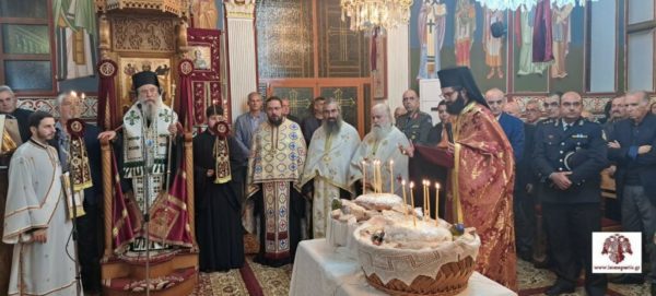 Ο πανηγυρικός Αρχιερατικός Εσπερινός στις Γούβες για το νεομάρτυρα Άγιο Ιωάννη