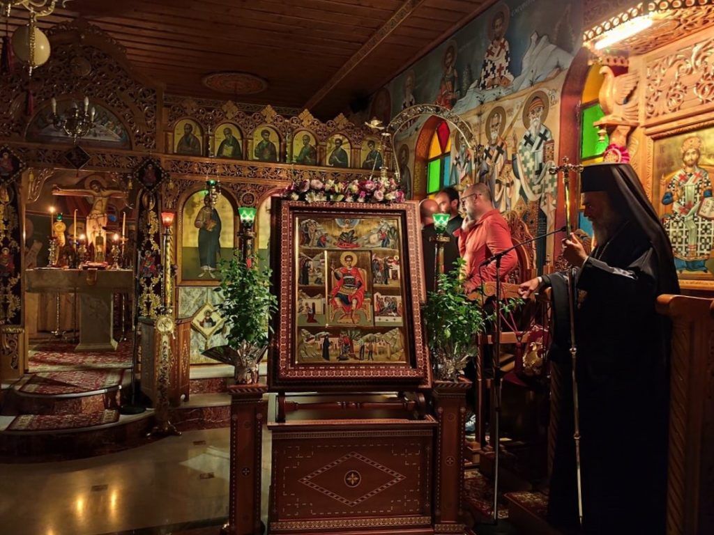 Αγρυπνία επί τη μνήμη της μετακομιδής του λειψάνου του Αγίου Νικολάου του εν Βουναίνοις στο ομώνυμο προσκύνημα