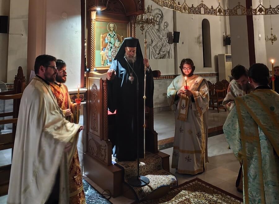 Αγρυπνία για τη μνήμη του Οσίου Αθανασίου του Χαμακιώτου στην «Κόκκινη Εκκλησιά» στην Καρδίτσα